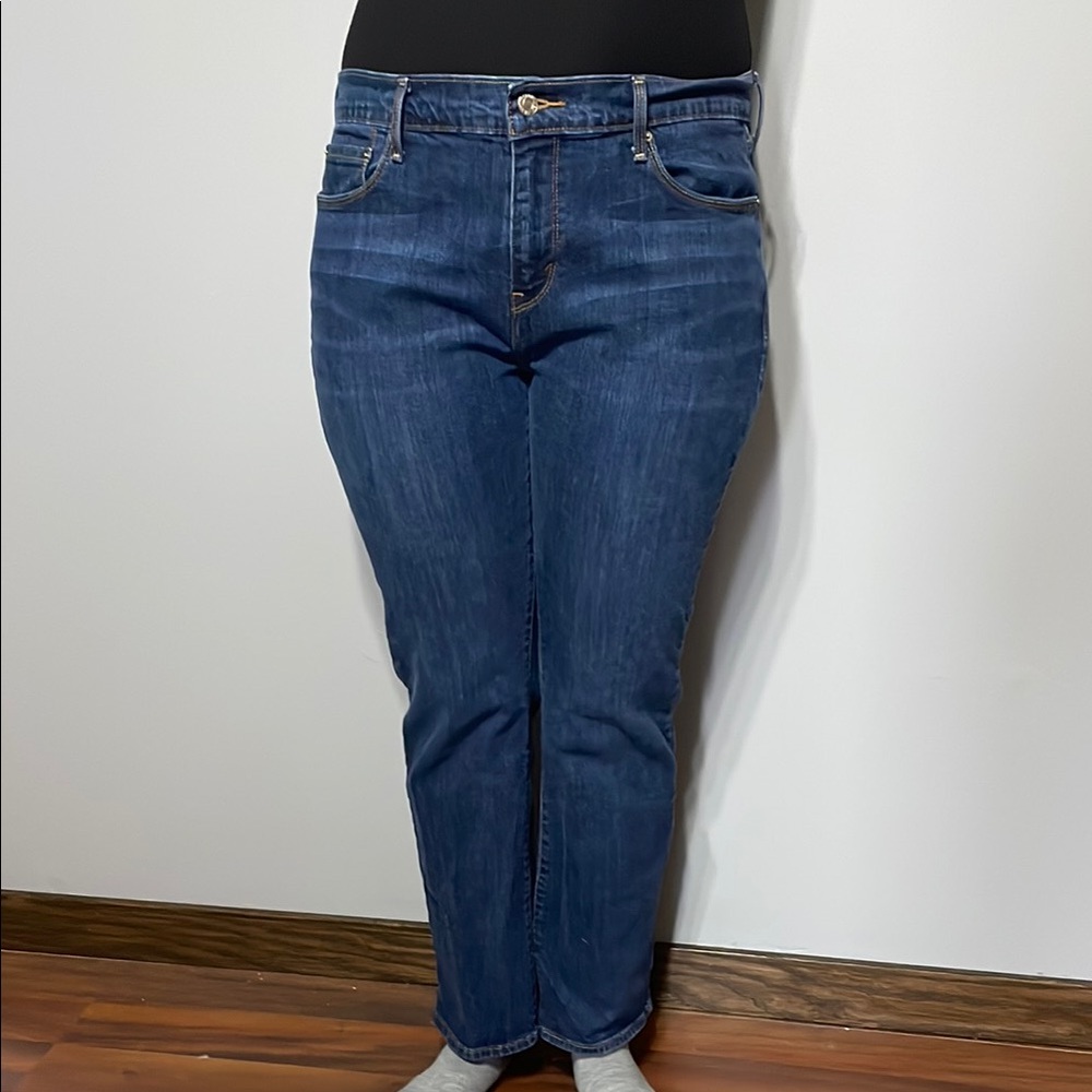 Levi's Blue Straight Leg Jeans Comfortable Fit